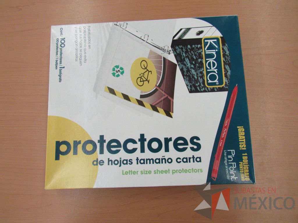 Lote 098 - Sujetadores, protectores y paquetes de sujeta documentos - Imagen 3