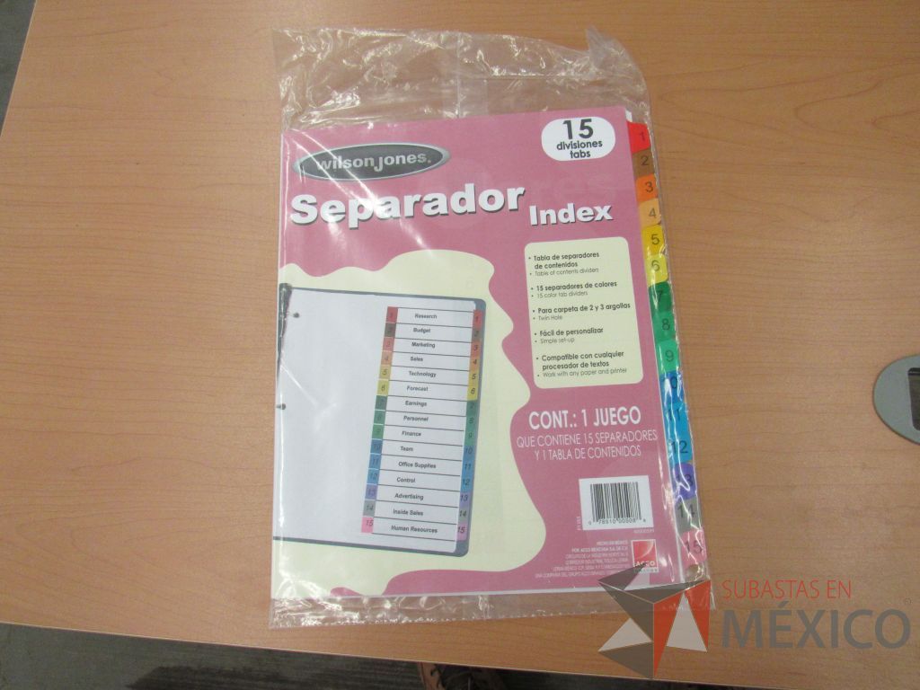Lote 098 - Sujetadores, protectores y paquetes de sujeta documentos - Imagen 23