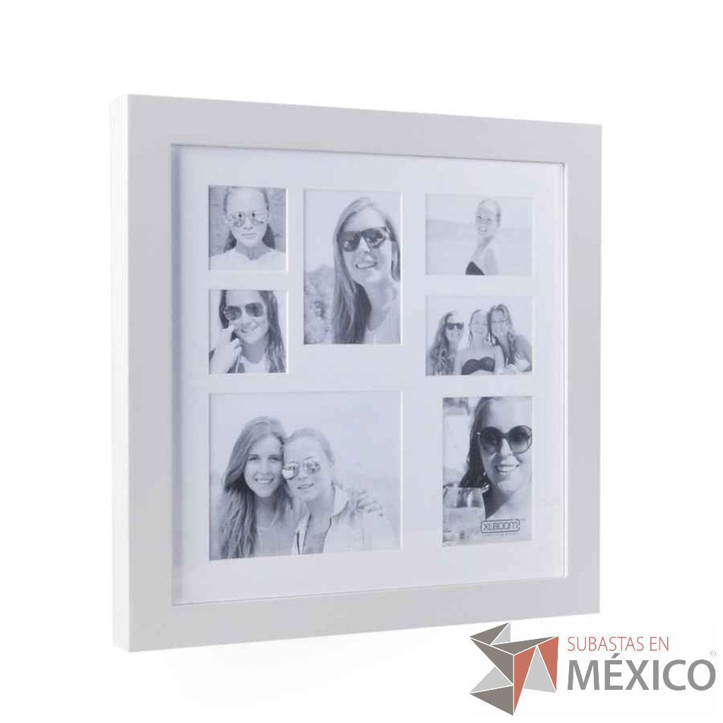 Lote 0695 - Portaretratos Image Frame 7 Fotos Blanco