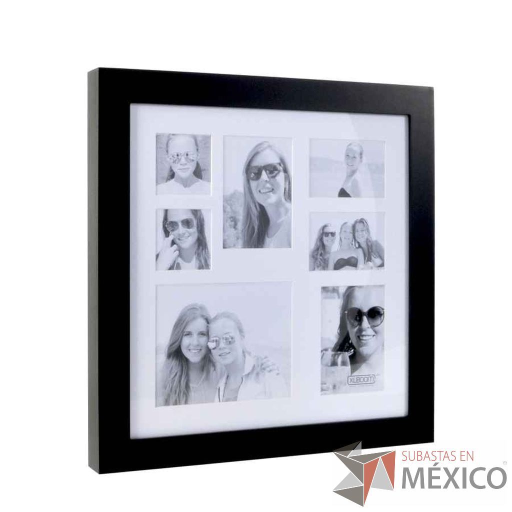 Lote 0287 - Portaretratos Image Frame 7 Fotos Negro