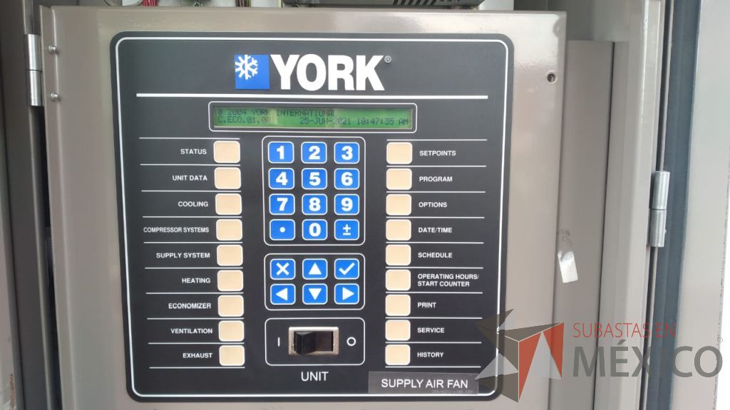 Lote 001 - Aire acondicionado YORK, Modelo: YPAL050CFC46BBDX, 50 TR, con 4 ventiladores. - Imagen 74