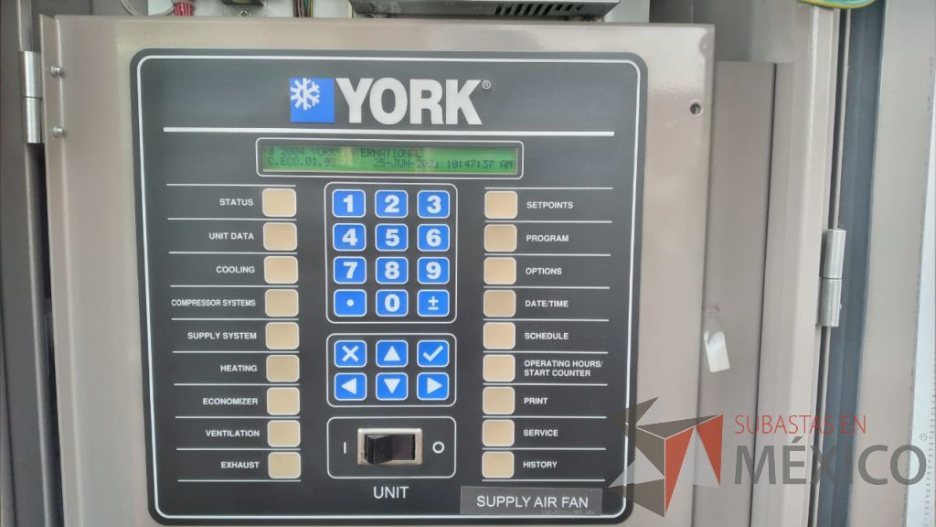 Lote 001 - Aire acondicionado YORK, Modelo: YPAL050CFC46BBDX, 50 TR, con 4 ventiladores. - Imagen 78