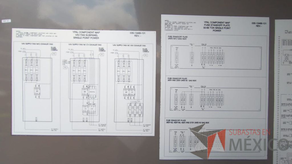 Lote 001 - Aire acondicionado YORK, Modelo: YPAL050CFC46BBDX, 50 TR, con 4 ventiladores. - Imagen 89