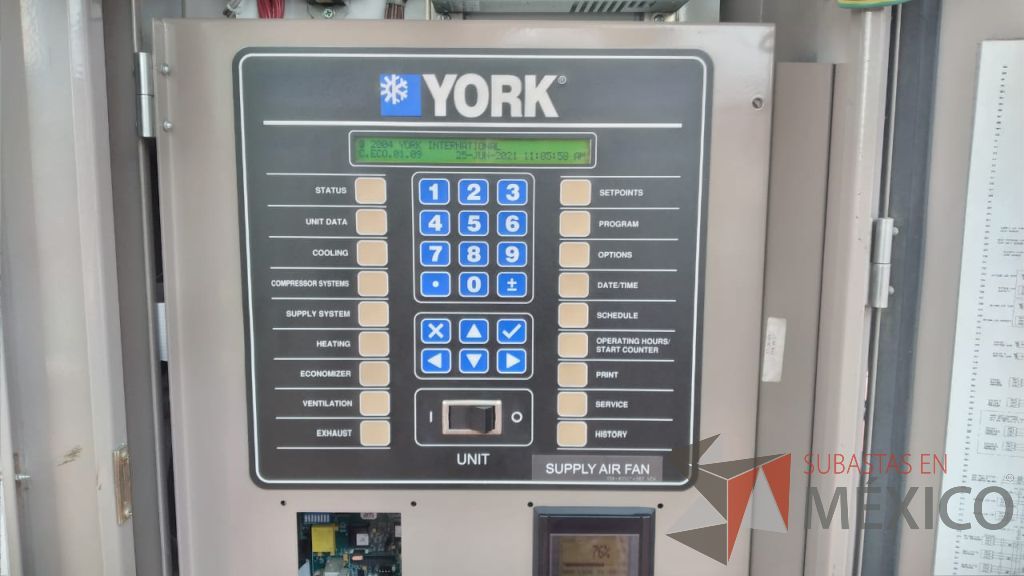 Lote 002 - Aire acondicionado YORK, Modelo: YPAL050CFC46BBDX, 50 TR, con 4 ventiladores. - Imagen 19