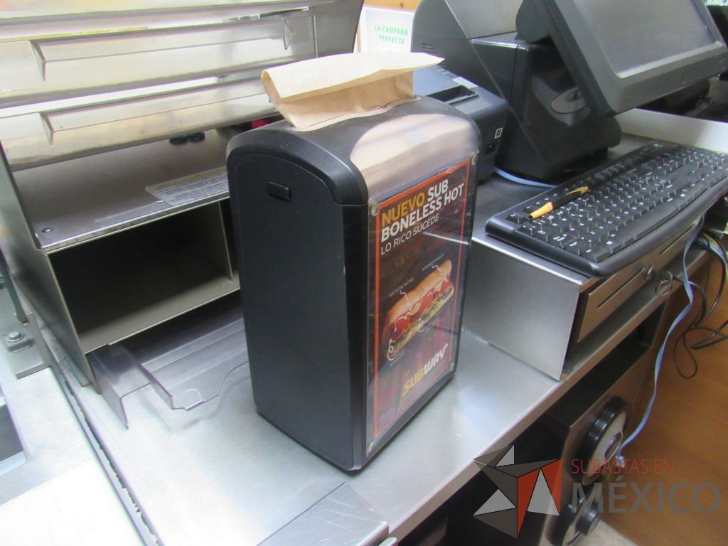 Lote 020 - Despachador para servilletas, Exhibidor de galletas y acomodador de vasos - Imagen 3