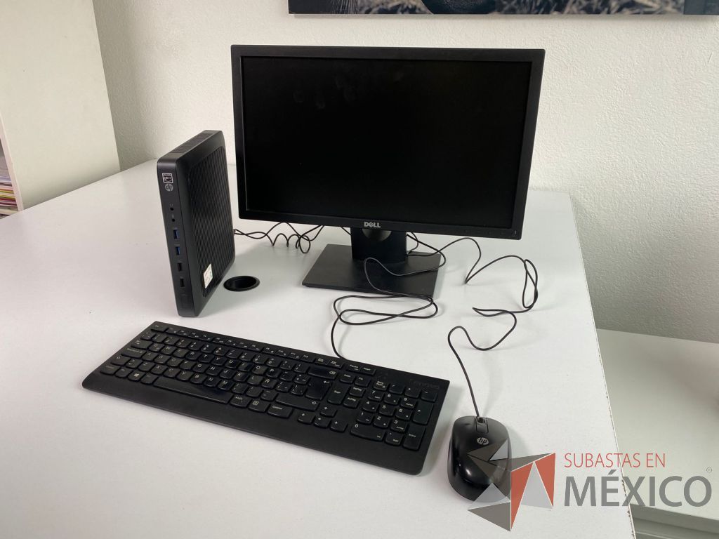 Lote 205 - Desktop HP, ThinkPro T620 HP t620 Flexible Thin Client, Disco Duro de 240 GB, 4 GB RAM y Monitor 20" - Imagen 3