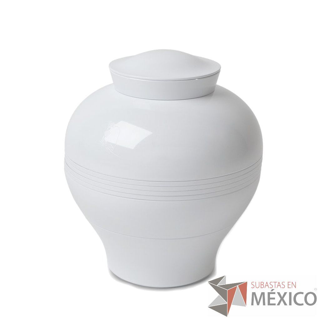 Lote 043 - Set de Mesa Yuan 8 piezas Gris / Parnasse, Osorio Yuan Blanco 8 piezas apilables, Ming Peony 6 piezas y Ming Abysses Azul Claro - Imagen 7