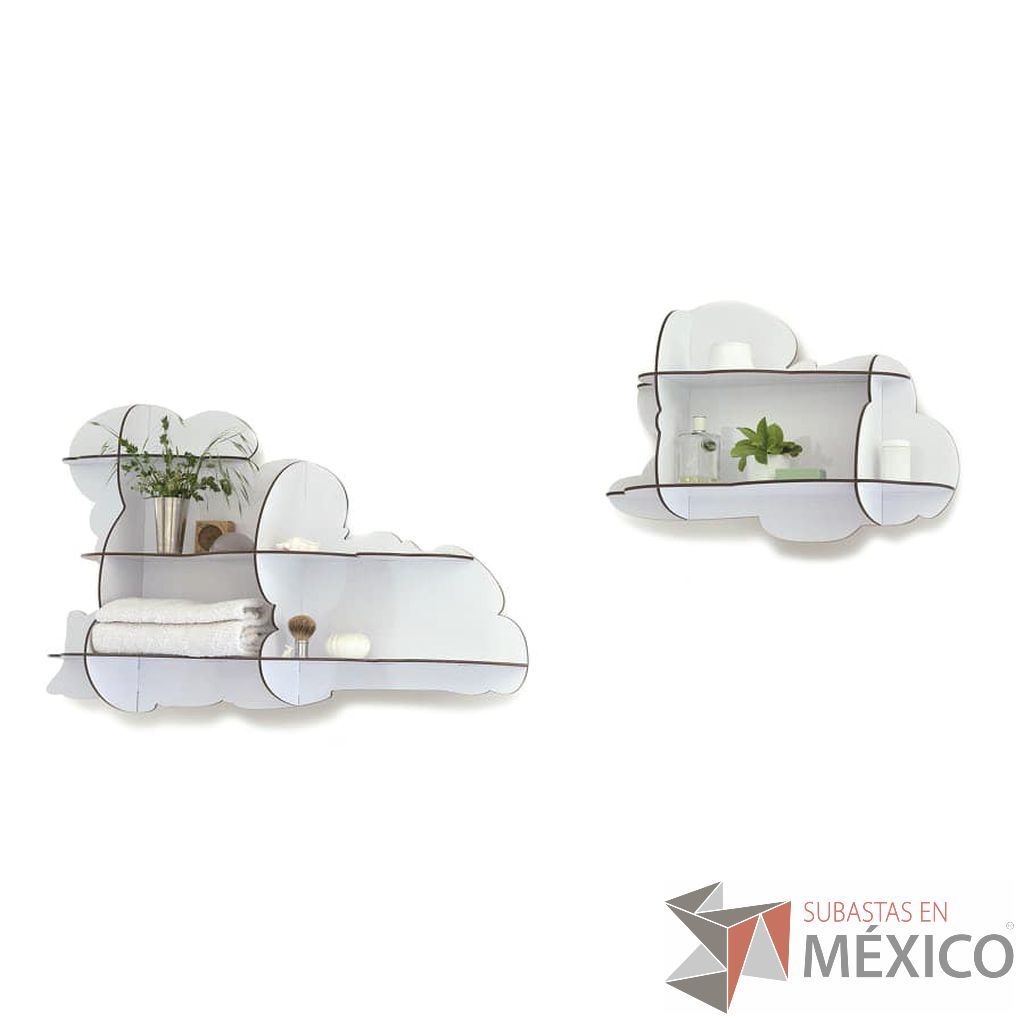 Lote 036 - Figura Decorativa The Ravens Adam Negro y Repisa Cirrus Blanco - Imagen 4