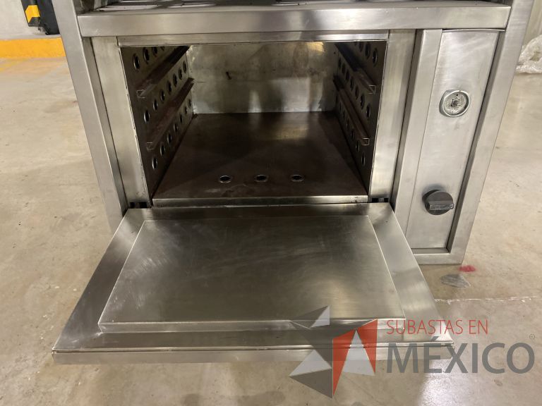 Lote 008 - Estufa de acero con 4 quemadores y horno - Imagen 9