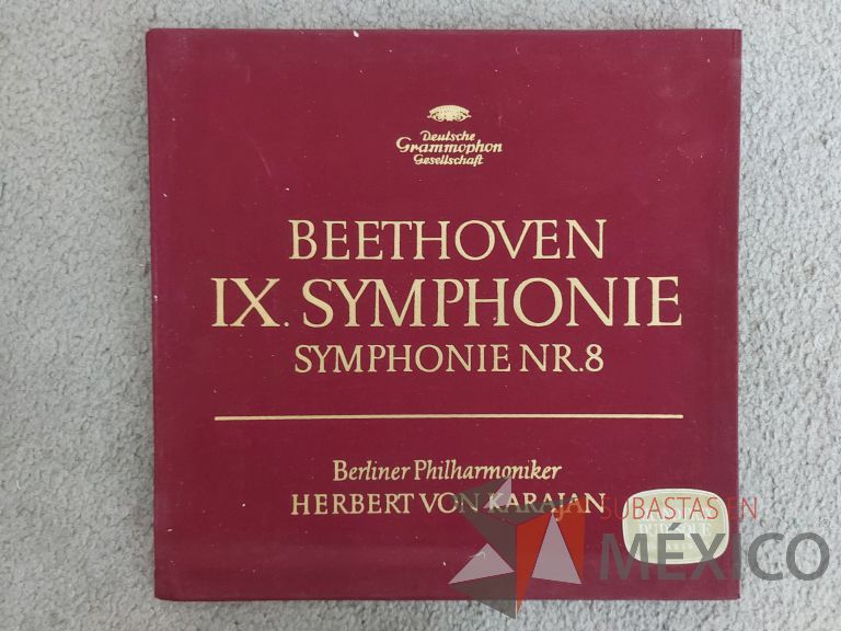 Lote 075 - 5 Vinilos LP de Beethoven