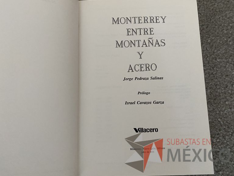Lote 047 - 2 Libros de la Época colonial en Monterrey y su historia a lo largo de los años - Imagen 8