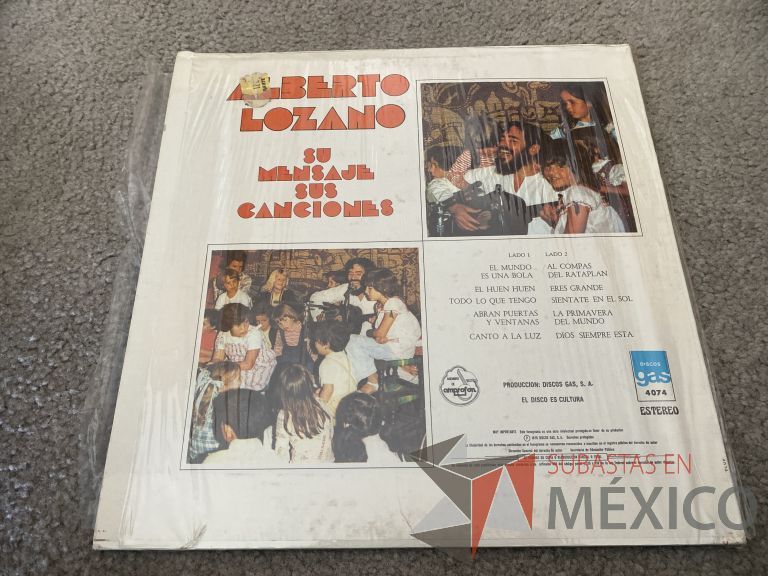 Lote 076 - 5 Vinilos LP de diversos géneros - Imagen 3
