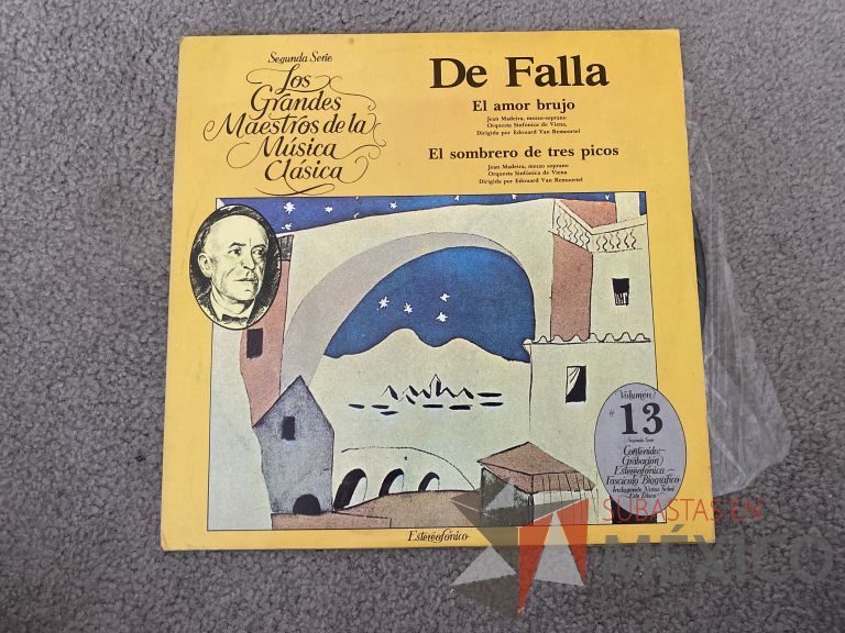 Lote 051 - 5 Vinilos LP Los Grandes Maestros de la Música Clásica - Imagen 10