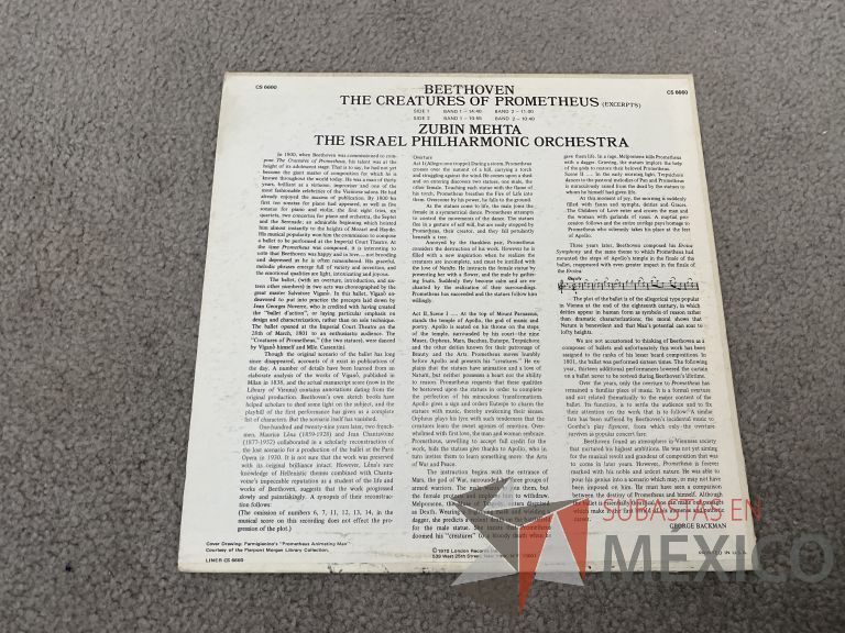 Lote 075 - 5 Vinilos LP de Beethoven - Imagen 12