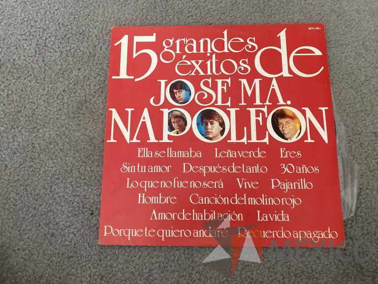 Lote 073 - 5 Vinilos LP de música romántica mexicana - Imagen 2