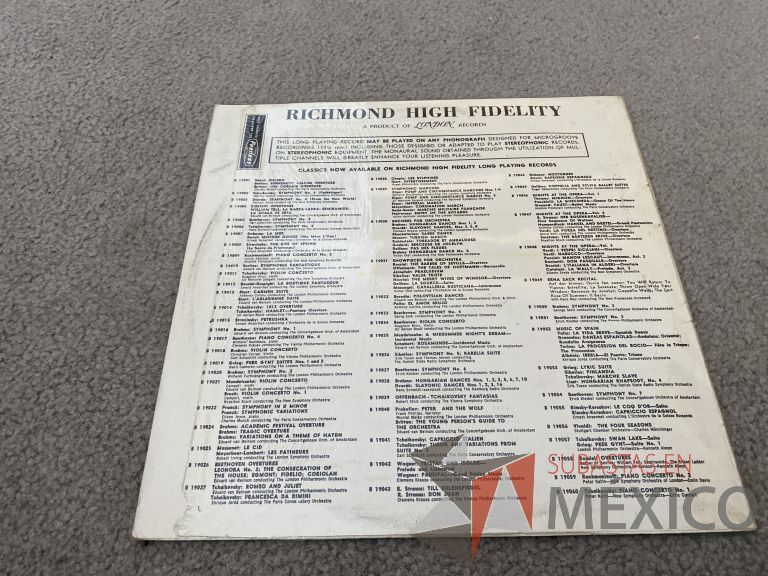 Lote 075 - 5 Vinilos LP de Beethoven - Imagen 7