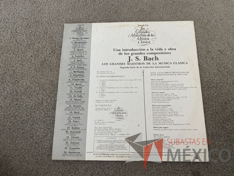 Lote 053 - 5 Vinilos LP de la mejor música clásica - Imagen 8