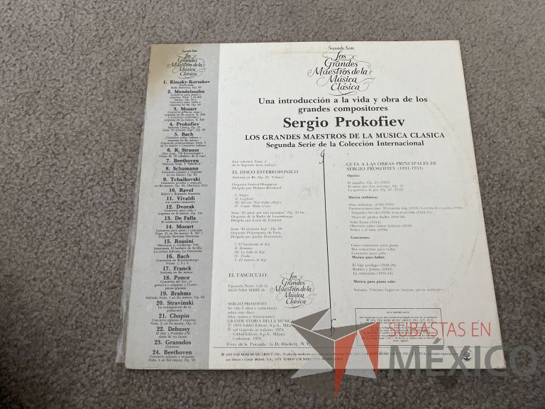 Lote 053 - 5 Vinilos LP de la mejor música clásica - Imagen 12