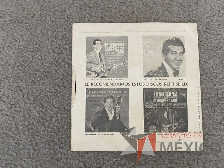 Lote 071 - 5 Vinilos LP de música latina - Imagen 8