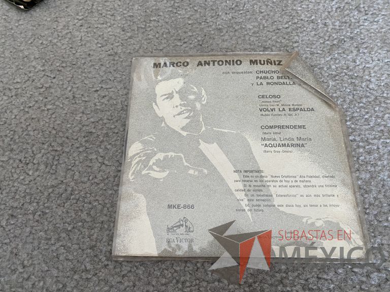Lote 073 - 5 Vinilos LP de música romántica mexicana - Imagen 9