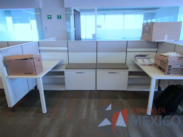 Lote 003 - Estación de trabajo para 14 personas con mampara baja - Imagen 12