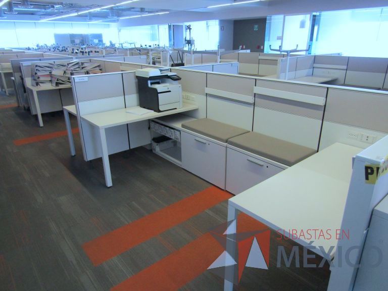 Lote 004 - Estación de trabajo para 8 personas con mampara baja - Imagen 6