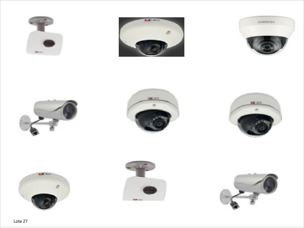 Lote 016 - 115 Camaras de seguridad de diferentes marcas y modelos