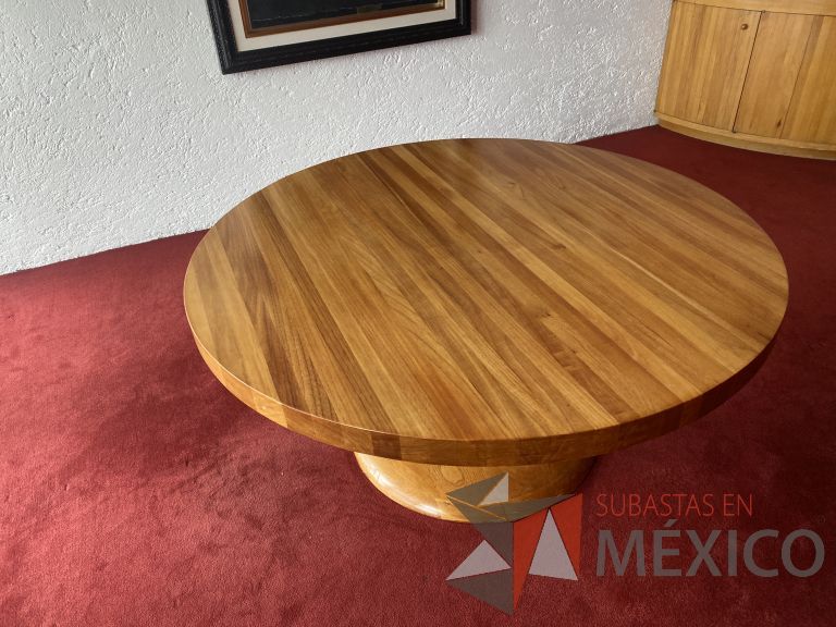 Lote 050 - 3 Mesas rectangulares con 2 bases de madera, 3 Mesas redondas de madera, etc... - Imagen 22