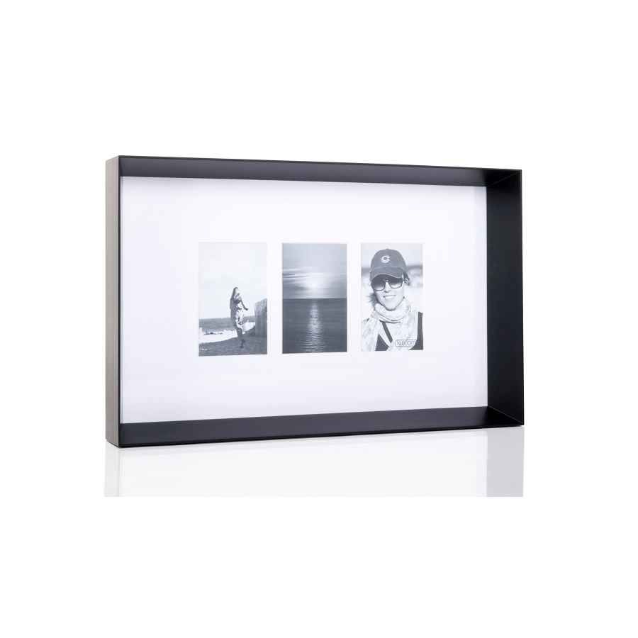 Lote 111 - 1 Pieza de Portaretratos Prado Frame 3 Fotografías 33 x 54 cm Negro