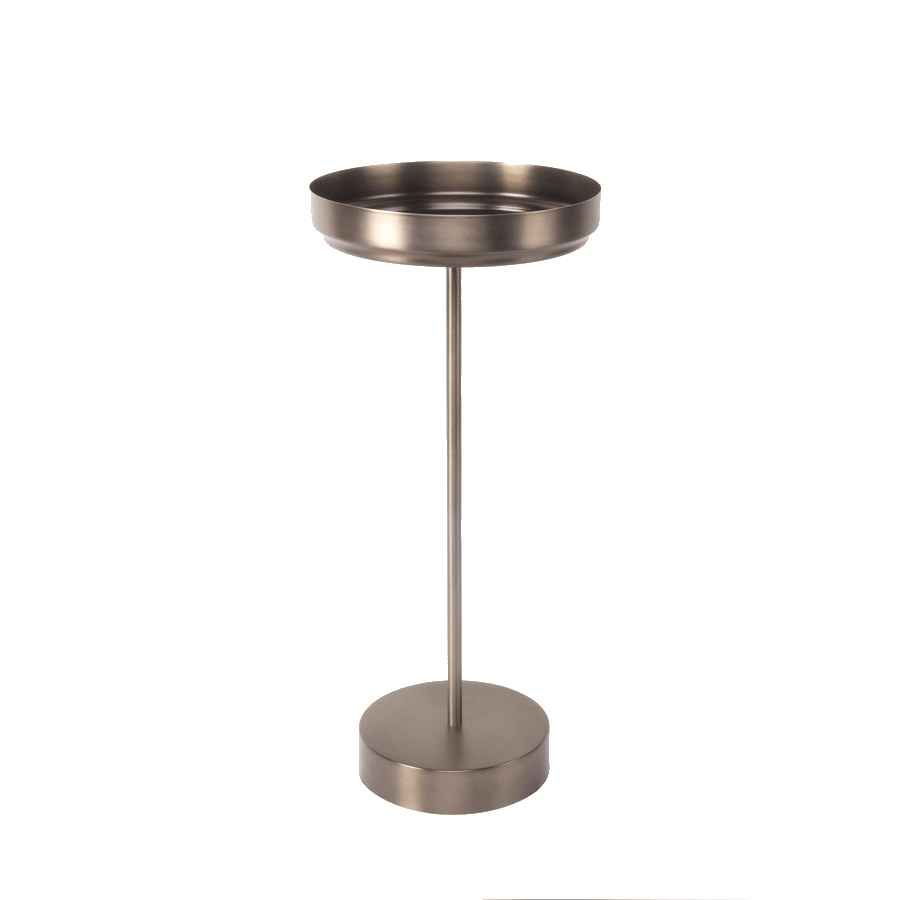 Lote 024 - Mesa Rondo Tray Table Medium Negra - Subastas en México