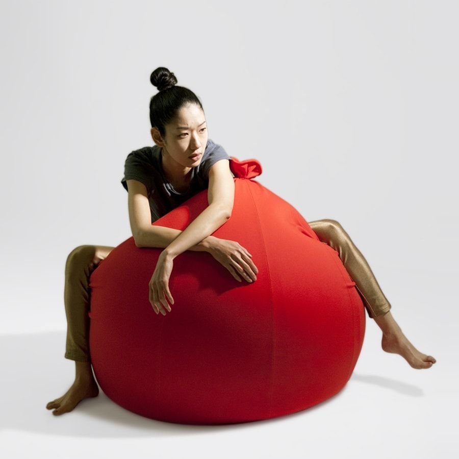 Lote 007 - 2 Puffs Baloon Large Outdoor Rojo Fuerte - Imagen 2