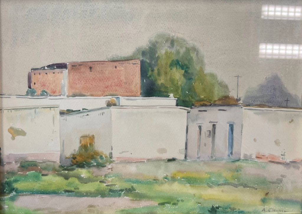 Lote 001 - Armando García Nuñez - Se desconoce título -Acuarela