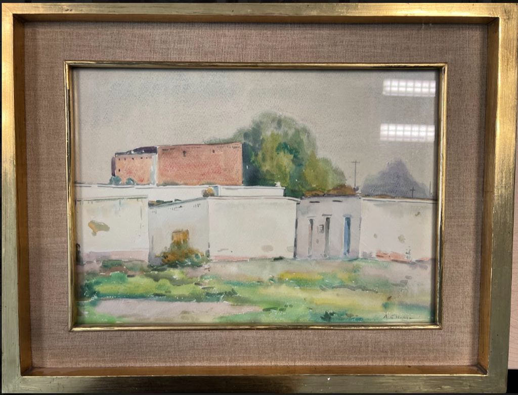 Lote 001 - Armando García Nuñez - Se desconoce título -Acuarela - Imagen 2