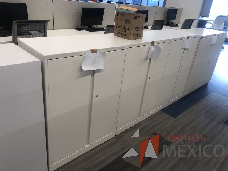 Lote 118 - Gabinete vertical de 2 puertas y 2 entrepaños color blanco - Imagen 8
