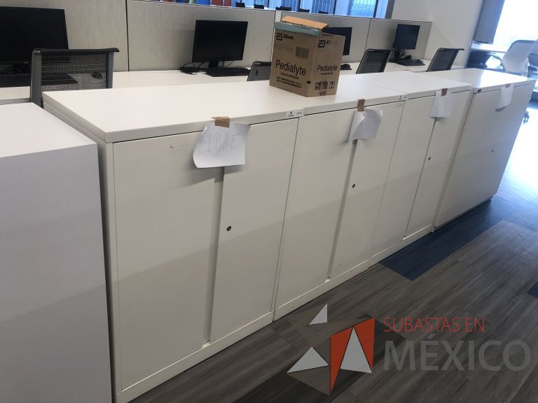 Lote 118 - Gabinete vertical de 2 puertas y 2 entrepaños color blanco - Imagen 6