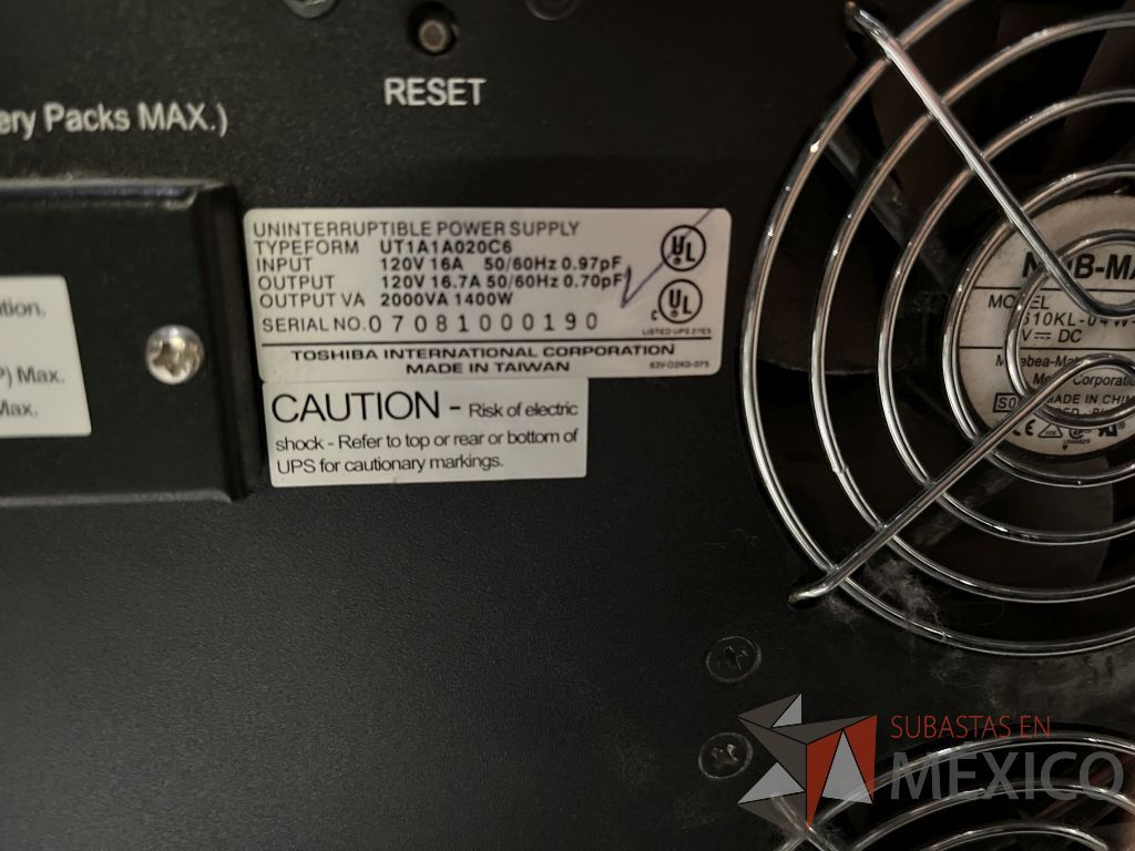 Lote 050 - 12 UPS diferentes modelos, marca GE, TOSHIBA, APC 1500 y CDP - Imagen 54