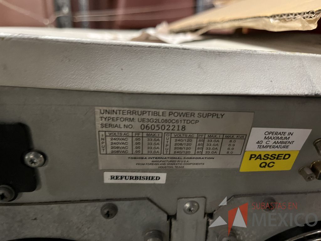 Lote 050 - 12 UPS diferentes modelos, marca GE, TOSHIBA, APC 1500 y CDP - Imagen 12