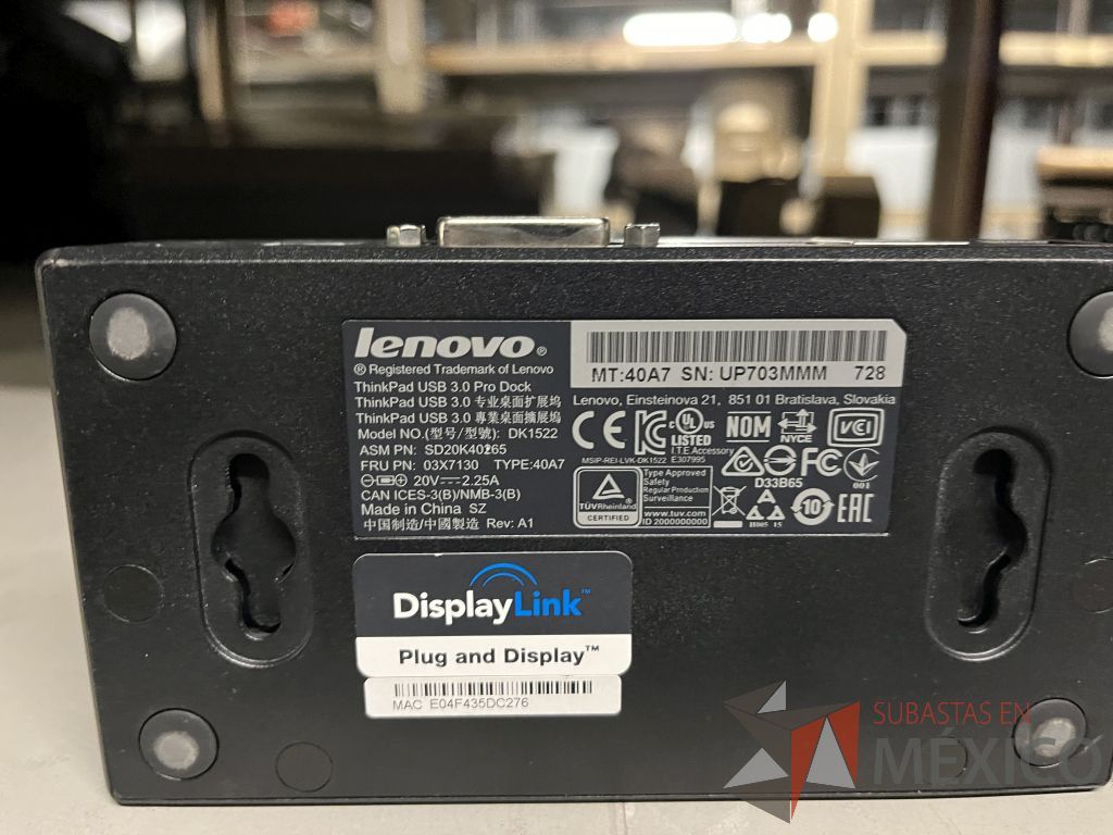 Lote 068 - 251 Digitalizadoras de cheques Canon y 6 Docking station Lenovo - Imagen 21