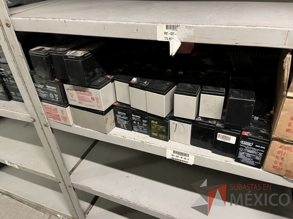 Lote 072 - 358 Baterías varias marcas (Epcom, Genesis, Kaise, Sercom, Steren, ELK, IVO) - Imagen 2