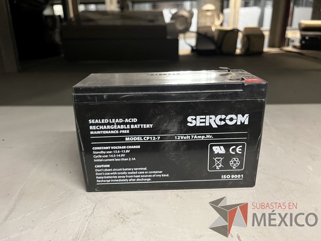 Lote 072 - 358 Baterías varias marcas (Epcom, Genesis, Kaise, Sercom, Steren, ELK, IVO)