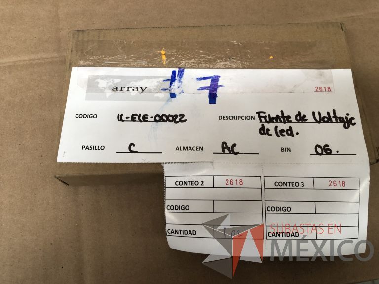 Lote 007 - 7227 Piezas de diferentes componentes (Paneles LED, Fuentes conmutadas, multicontactos, contacto dúplex, termofil, LED Panel, Fuentes de voltaje, etc.) - Imagen 10