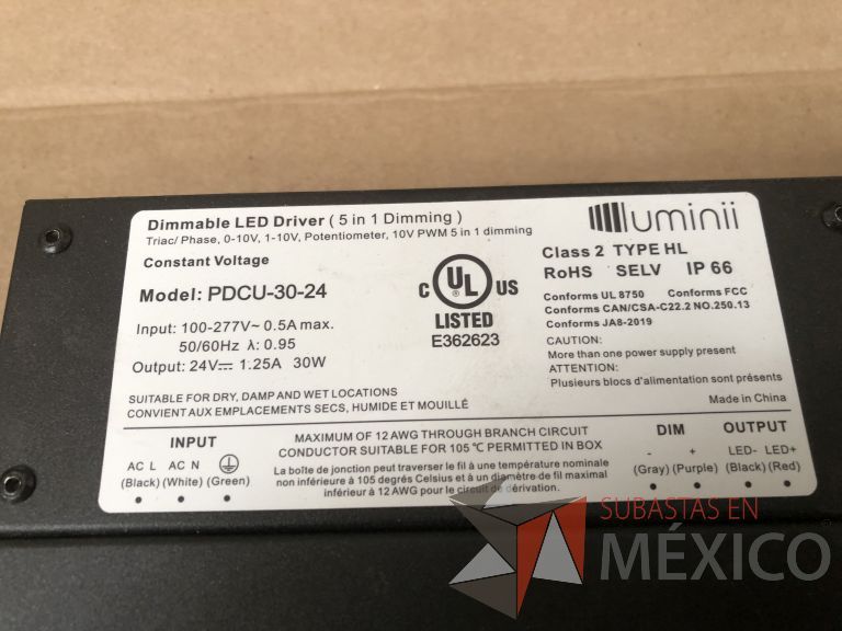 Lote 007 - 7227 Piezas de diferentes componentes (Paneles LED, Fuentes conmutadas, multicontactos, contacto dúplex, termofil, LED Panel, Fuentes de voltaje, etc.) - Imagen 237