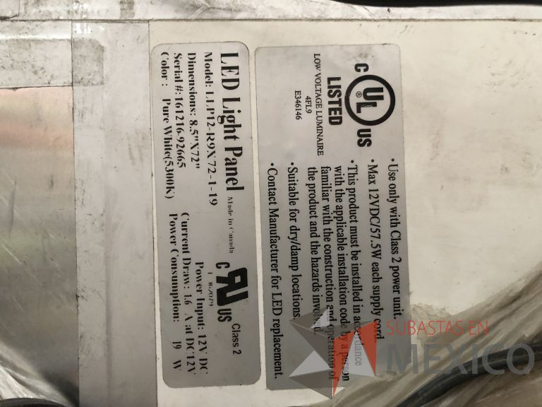 Lote 007 - 7227 Piezas de diferentes componentes (Paneles LED, Fuentes conmutadas, multicontactos, contacto dúplex, termofil, LED Panel, Fuentes de voltaje, etc.) - Imagen 224