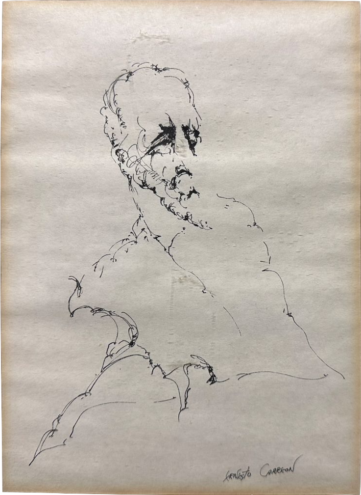 Lote 017 - Ernesto Carreón - Sin título - Dibujo - Imagen 2