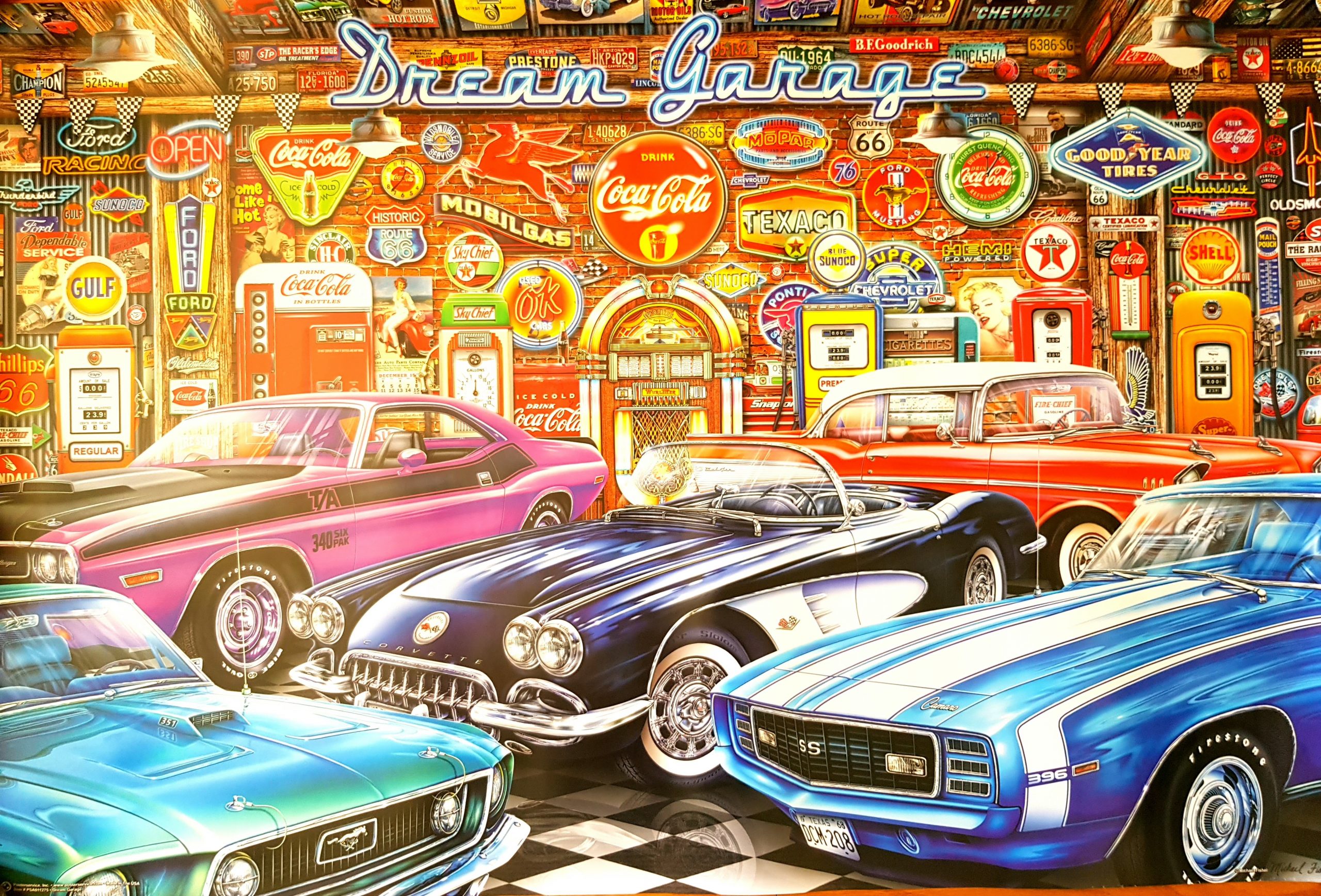Lote 067 - Poster 90cm x 75cm. Titulo : Dream Garage