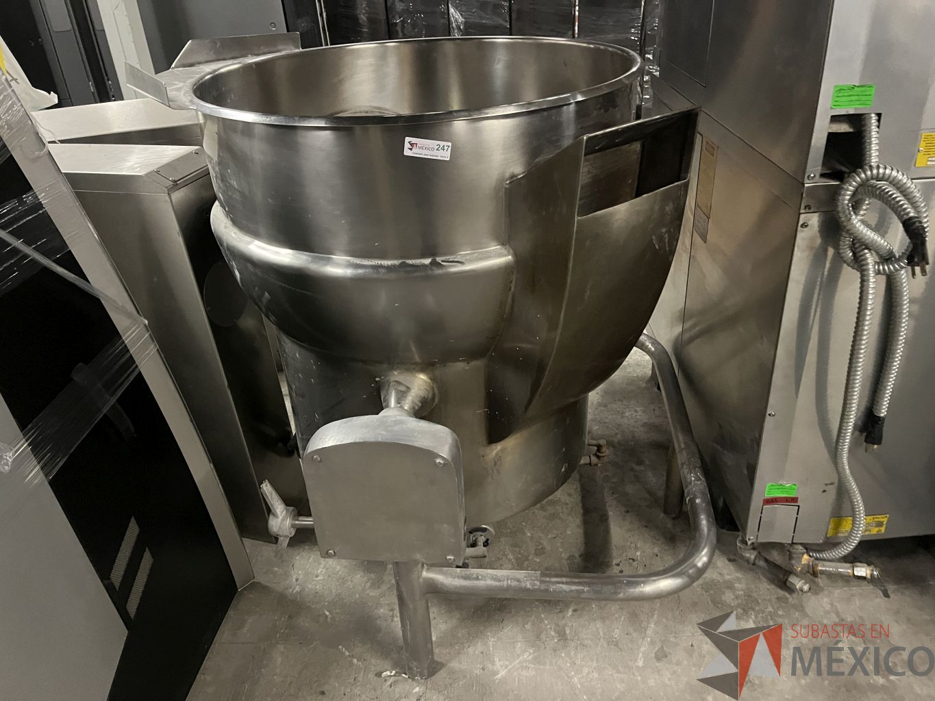 Lote 057 - Marmita 240 lats. Presión de vapor máxima 2.1 kg /cm2, Gas LP, INTERTECNIA - Imagen 2