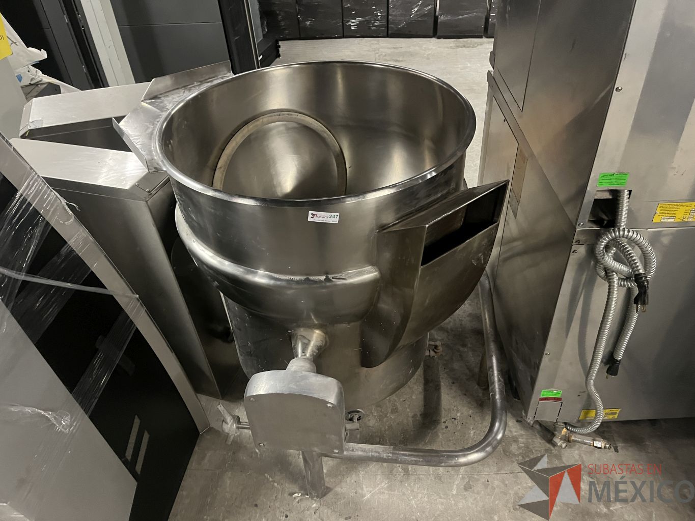 Lote 057 - Marmita 240 lats. Presión de vapor máxima 2.1 kg /cm2, Gas LP, INTERTECNIA - Imagen 3