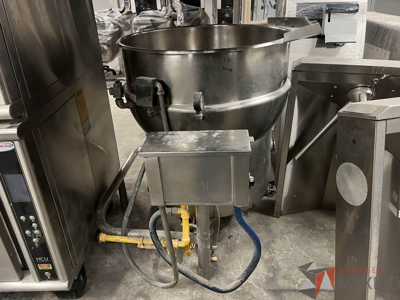 Lote 057 - Marmita 240 lats. Presión de vapor máxima 2.1 kg /cm2, Gas LP, INTERTECNIA - Imagen 7