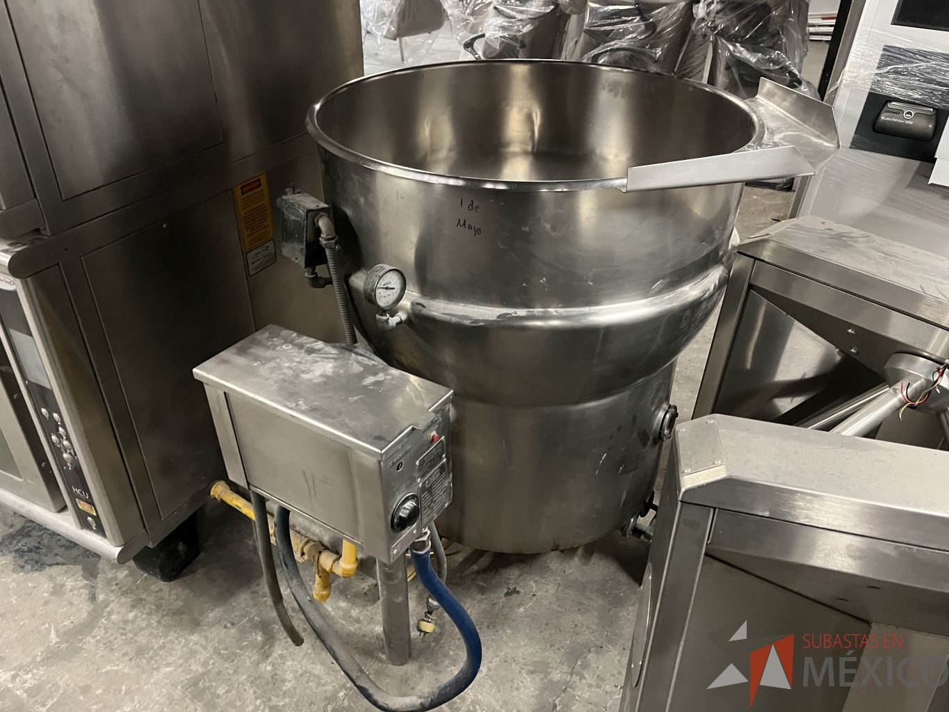 Lote 057 - Marmita 240 lats. Presión de vapor máxima 2.1 kg /cm2, Gas LP, INTERTECNIA - Imagen 8