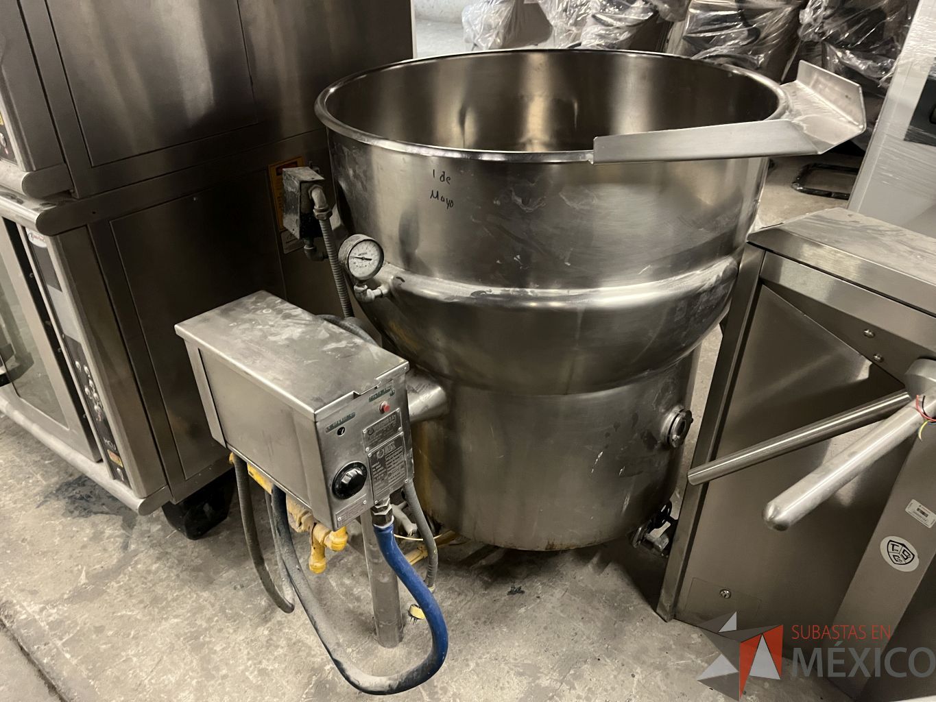 Lote 057 - Marmita 240 lats. Presión de vapor máxima 2.1 kg /cm2, Gas LP, INTERTECNIA - Imagen 9